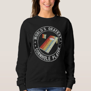 Retro Style bean bags Funny worldu2019s okayest co Trui