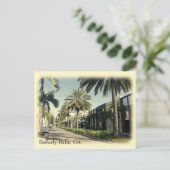 Retro Style Beverly Hills Briefkaart! Briefkaart (Staand voorkant)