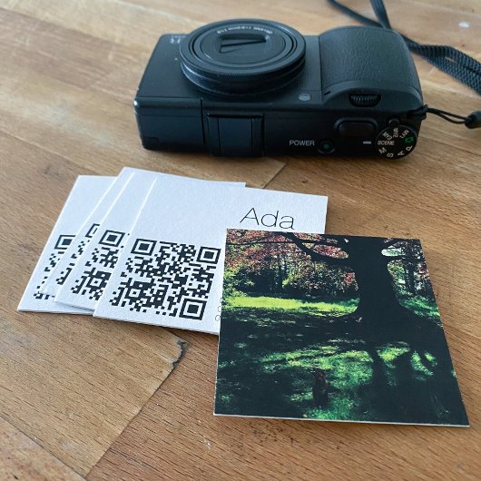 Retro Style Black Red Professional Vierkante Visitekaartje