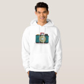 Retro Style Camera Mannen Hoodie (Voorkant volledig)