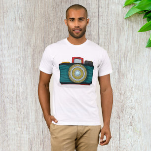 Retro Style Camera Mannen T-shirt