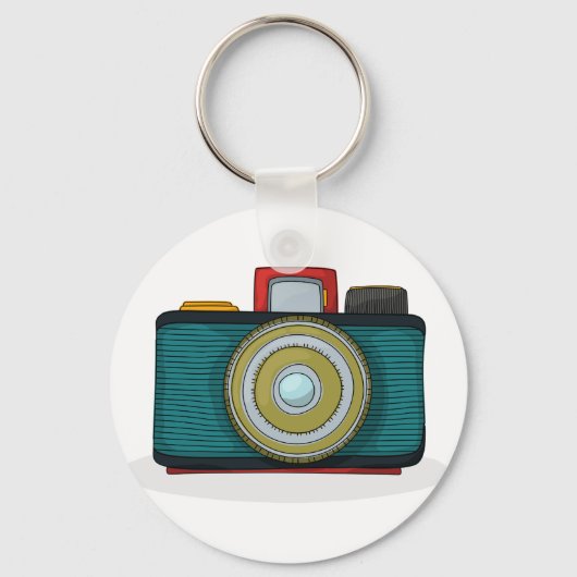 Retro Style Camera Sleutelhanger (Voorkant)