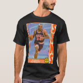 Retro Style Charles Barkley Trading Kaart T-shirt (Voorkant)