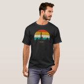 Retro Style City in Italië skyline cityscap T-shirt (Voorkant volledig)