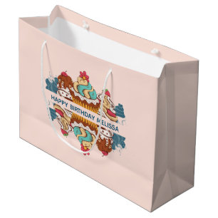 Retro Style Cupcakes Sweet Dessert Birthday Groot Cadeauzakje