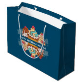 Retro Style Cupcakes Sweet Dessert Birthday Groot Cadeauzakje (Achterkant Gekanteld)