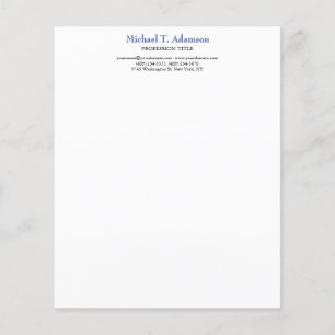 Retro Style Elegant Plain Eenvoudig White Paper Sh