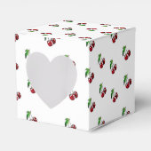 Retro Style Kersen Snoep Hart Box Bedankdoosjes (Voorkant Zijde)