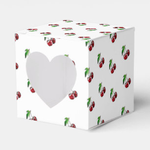 Retro Style Kersen Snoep Hart Box Bedankdoosjes