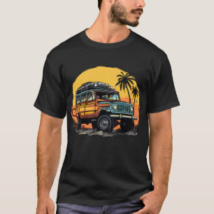 Retro Style Look Offroading adventure 4x4 T-shirt