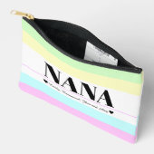 Retro Style Nana Script Naam kleinkind Etui (Open)