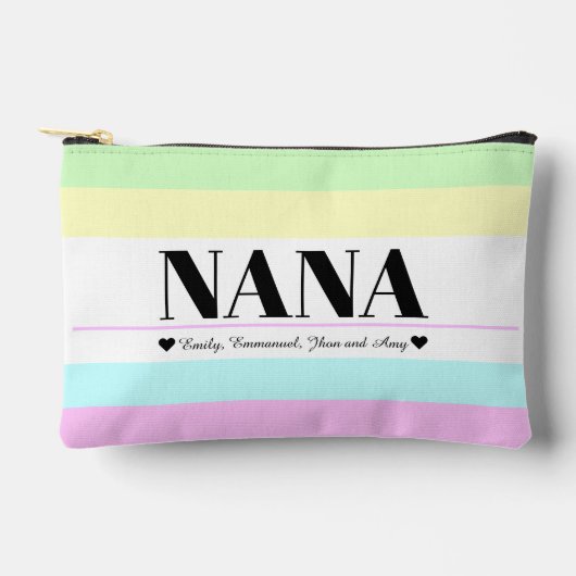 Retro Style Nana Script Naam kleinkind Etui (Voorkant)