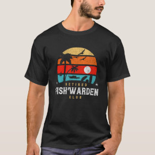 Retro Style Pensioen Gag Idee Gepensioneerde Vis O T-shirt