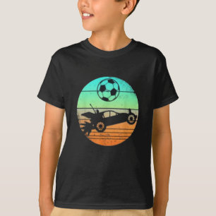 Retro Style Rocket RC Soccer Car League Gamer Gift T-shirt
