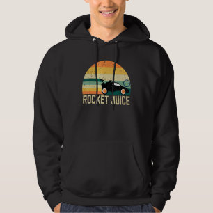 Retro Style Rocket Rc Soccer Car League Gamer Hoodie