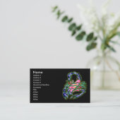 RETRO STYLE SCORPION VISITEKAARTJES (Staand voorkant)