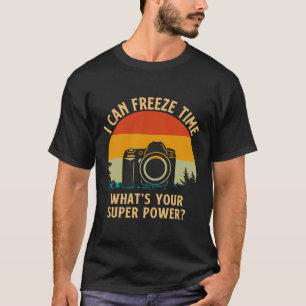 Retro Style Shutterbug Camera Pine Tree Ph T-shirt