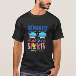 Retro Style Summer Dress Scholen uit voor S T-shirt