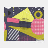 Retro style texture, pattern design. art,abstract, fleece deken (Voorkant (Horizontaal))