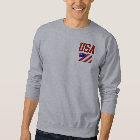 RETRO  STYLE USA SWEATSHIRT (Voorkant)