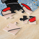 Retro Style Vaping Lady Legpuzzel (Zijkant)