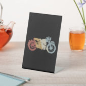 Retro Style Vintage Reclamebord Met Voetstuk (Insitu)