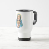 Retro Style Virgin Mary Travel Mug (Devant droit)