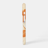 Retro Stylized Daisy Arrangement iPhone 16 Hoesje (Linkerkant)