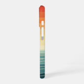 Retro Stylized Dolphin iPhone 16 Hoesje (Linkerkant)