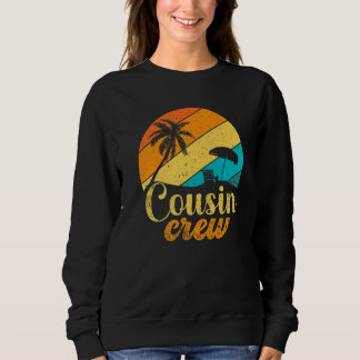 Retro Summer Family Vacation Vintage Beach Cousin  Trui