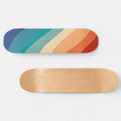 Retro Summer Wave #1 Skateboard (Horizontaal)