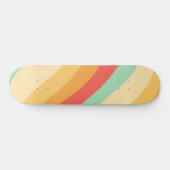 Retro Summer Wave #3 #minimum #decor #art Skateboard (Horizontaal)