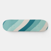 Retro Summer Wave #5 #minimum #decor #art Skateboard (Horizontaal)