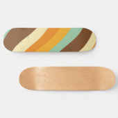 Retro Summer Wave #9 #minimum #decor #art Skateboard (Horizontaal)