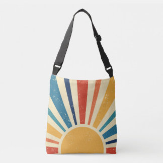 Retro Sun I  Sunrise I Boho Sunshine Crossbody Tas