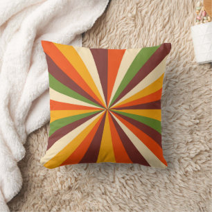 Retro Sunburst Kussen