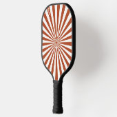 Retro Sunburst Pattern Pickleball Paddle (Links)