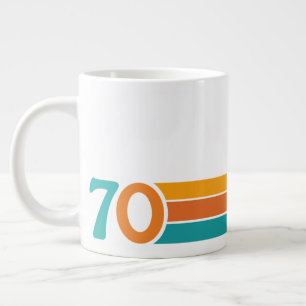Retro Sunset 70 Extra Grote Beker