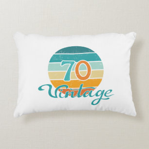 Retro Sunset 70 gestrest Accent Kussen