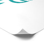 Retro Sunset 70  gestrest Poster (Hoek)