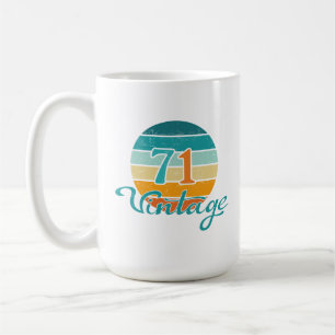 Retro Sunset 71 gestrest Koffiemok