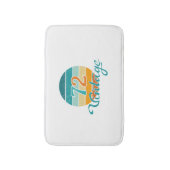 Retro Sunset 72  gestrest Badmat (Voorkant Verticaal)