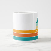 Retro Sunset 73 Extra Grote Beker (Voorkant)