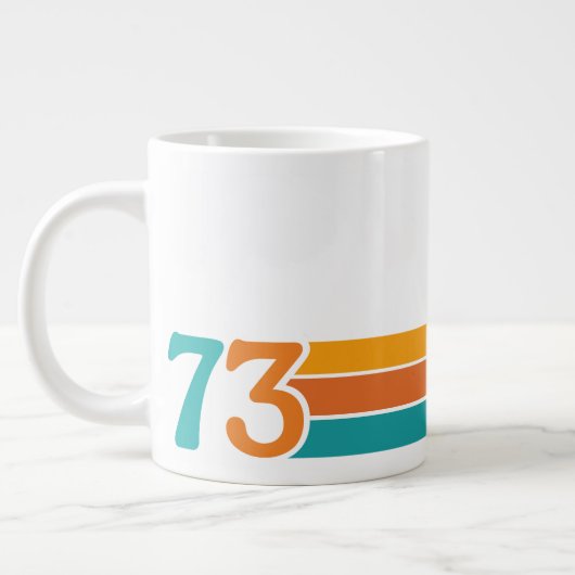 Retro Sunset 73 Extra Grote Beker (Links)