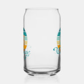 Retro Sunset 73  noodlijdend Blikvorm Glas (Links)