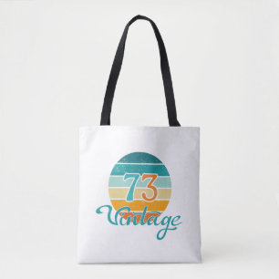 Retro Sunset 73 noodlijdend Draagtas