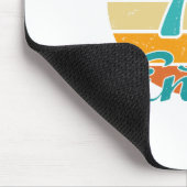 Retro Sunset 73 noodlijdend Muismat (Hoek)