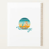 Retro Sunset 73 Vintage en détresse (Dos)