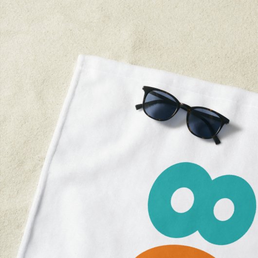 Retro Sunset 80 Strandlaken (In situ)