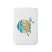 Retro Sunset 81 Vintage Distressed Badmat (Voorkant Verticaal)